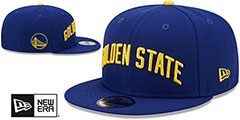 Warriors STATEMENT SNAPBACK Royal Hat by New Era - 2nd View