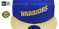 Warriors SWINGMAN SNAPBACK Royal-Gold Hat by New Era - 2nd View