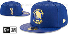 Warriors TROPHY-CHAMP Royal Fitted Hat by New Era - 2nd View