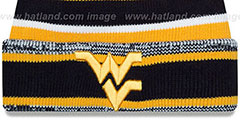 West Virginia NCAA-STADIUM Knit Beanie Hat by New Era - 2nd View