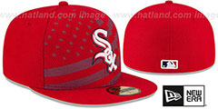 White Sox 2015 JULY 4TH STARS N STRIPES Hat by New Era - 2nd View