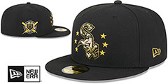 White Sox 2024 ARMED FORCES STARS N STRIPES Hat by New Era - 2nd View