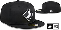 White Sox 2024-25 BATTING PRACTICE Fitted Hat by New Era - 2nd View