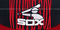 White Sox COOP STEP-ABOVE SNAPBACK Navy-Red Hat by New Era - 2nd View