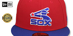 White Sox COOPERPACK Red-Royal Fitted Hat by New Era - 2nd View