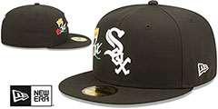 White Sox CROWN CHAMPS Black Fitted Hat by New Era - 2nd View