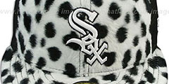 White Sox DALMATION ANIMAL-FUR MESH-BACK Fitted Hat by New Era - 2nd View