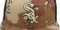 White Sox DESERT STORM MESH-BACK Fitted Hat by New Era - 2nd View