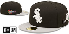 White Sox LETTERMAN SIDE-PATCH Fitted Hat by New Era - 2nd View