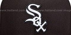 White Sox MLB DIAMOND ERA 59FIFTY Black-Grey BP Hat by New Era - 2nd View