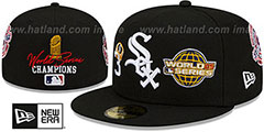 White Sox RINGS-N-CHAMPIONS Black Fitted Hat by New Era - 2nd View