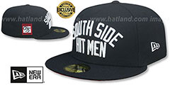 White Sox SOUTHSIDE HITMEN PATCH-BOTTOM Navy-Red Fitted Hat by New Era - 2nd View