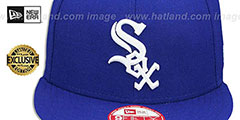 White Sox TEAM-BASIC SNAPBACK Royal-White Hat by New Era - 2nd View