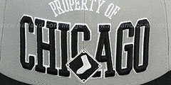 White Sox TEAM-PRIDE Grey-Black Fitted Hat by New Era - 2nd View