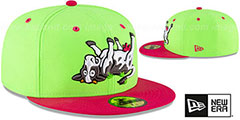 Wind Surge COPA Lime-Pink Fitted Hat by New Era - 2nd View