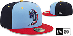 Wind Surge MILB MARVEL DEFENDERS Sky-Navy-Red Fitted Hat by New Era - 2nd View