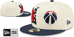 Wizards 2022 NBA DOUBLE WHAMMY DRAFT SNAPBACK Hat by New Era - 2nd View