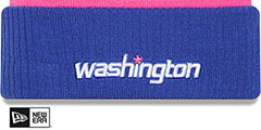 Wizards 22-23 CITY-EDITION Knit Beanie Hat by New Era - 2nd View