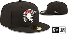 Woodpeckers MILB ONFIELD HOME Black Fitted Hat by New Era - 2nd View