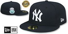 Yankees 1952 WORLD SERIES MINT-BOTTOM Navy Fitted Hat by New Era - 2nd View