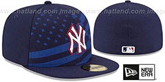 Yankees 2015 JULY 4TH STARS N STRIPES Hat by New Era - 2nd View