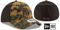 Yankees 2016 MEMORIAL DAY STARS N STRIPES FLEX Hat by New Era - 2nd View