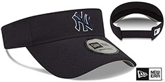 Yankees 2022 BATTING PRACTICE VISOR Navy by New Era - 2nd View