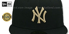 Yankees ARMY CAMO-BOTTOM Black Fitted Hat by New Era - 2nd View