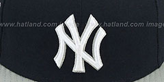 Yankees BAYCIK Navy-Grey Fitted Hat by New Era - 2nd View