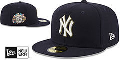 Yankees BOTANICAL SIDE-PATCH Navy Fitted Hat by New Era - 2nd View