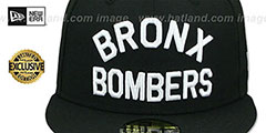 Yankees BRONX BOMBERS Black Fitted Hat by New Era - 2nd View