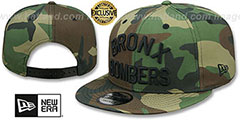 Yankees BRONX BOMBERS SNAPBACK Army Camo Hat by New Era - 2nd View