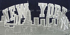 Yankees CITY-LINE Navy-Grey Fitted Hat by New Era - 2nd View