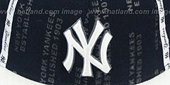 Yankees GELLIN Navy-White Fitted Hat by New Era - 2nd View