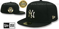 Yankees JUDGE ALL RISE GOLD METAL-BADGE Black Fitted Hat by New Era - 2nd View