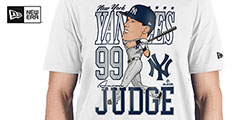 Yankees JUDGE CARICATURE White T-Shirt by New Era - 2nd View