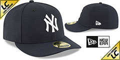 Yankees LOW-CROWN GAME Fitted Hat by New Era - 2nd View