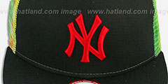 Yankees MESH TYE-DYE SNAPBACK Hat by New Era - 2nd View