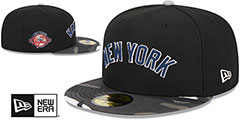 Yankees METALLIC CAMO Fitted Hat by New Era - 2nd View