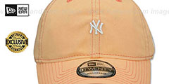 Yankees MINI BEACHIN STRAPBACK Light Orange Hat by New Era - 2nd View