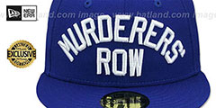 Yankees MURDERERS ROW Royal Fitted Hat by New Era - 2nd View