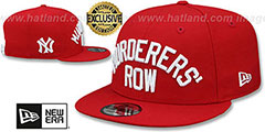 Yankees MURDERERS ROW SNAPBACK Red Hat by New Era - 2nd View