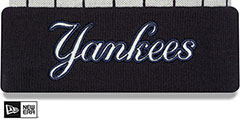 Yankees RETRO-CUFF Knit Beanie by New Era - 2nd View