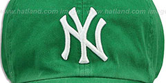 Yankees ST PATS FRANCHISE Green Hat by Twins 47 Brand - 2nd View