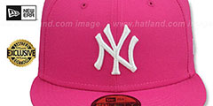 Yankees TEAM-BASIC Beetroot-White Fitted Hat by New Era - 2nd View