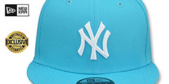 Yankees TEAM-BASIC SNAPBACK Blue-White Hat by New Era - 2nd View