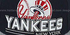 Yankees TECH MARK Navy-Grey Fitted Hat by New Era - 2nd View