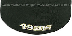 49ers 2014 NFL STADIUM FLEX Black Hat by New Era - 3rd View