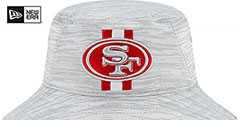 49ers 2021 NFL TRAINING BUCKET Hat by New Era - 3rd View