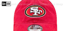 49ers CORE-CLASSIC STRAPBACK Red Hat by New Era - 3rd View